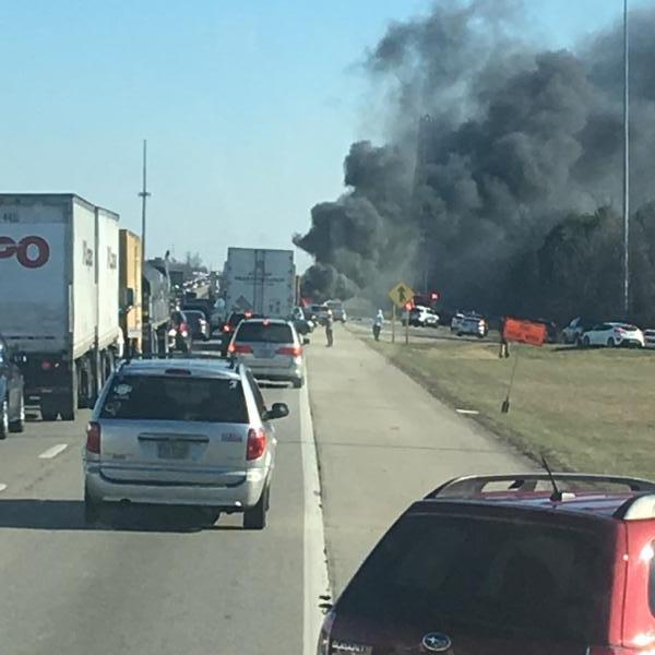 Big accident i71 Dublin oh 