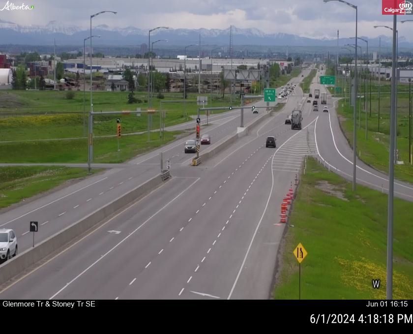 Traffic Cam Glenmore Trail and Stoney Trail SE Player