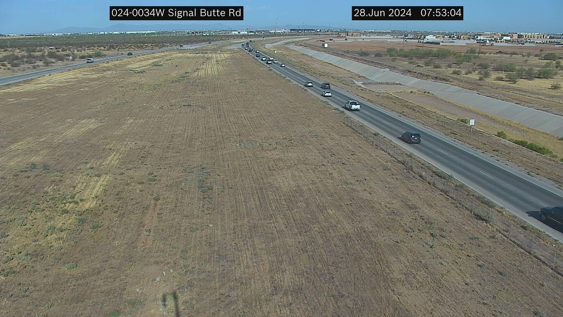 Mesa › West: SR-24 WB 3.40 @Signal Butte Road Traffic Camera
