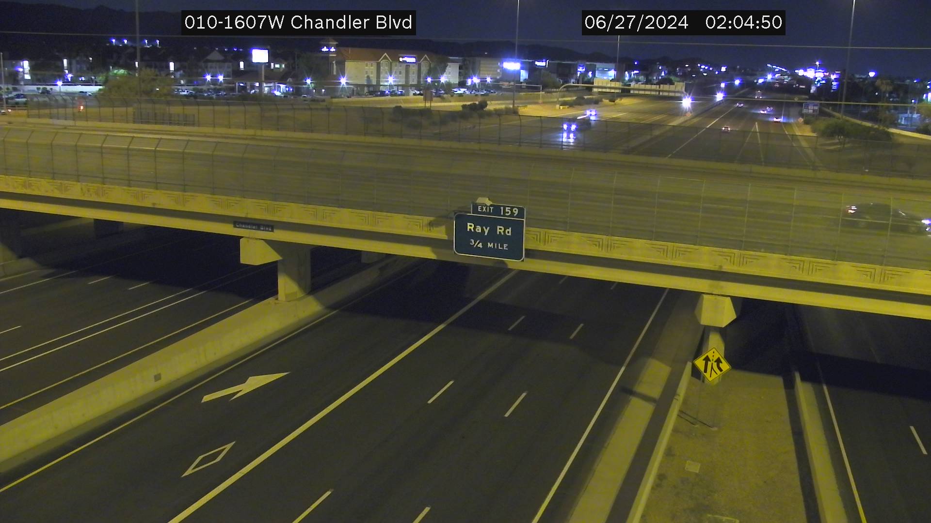 Traffic Cam I-10 WB 160.73 @Chandler -  Westbound Player