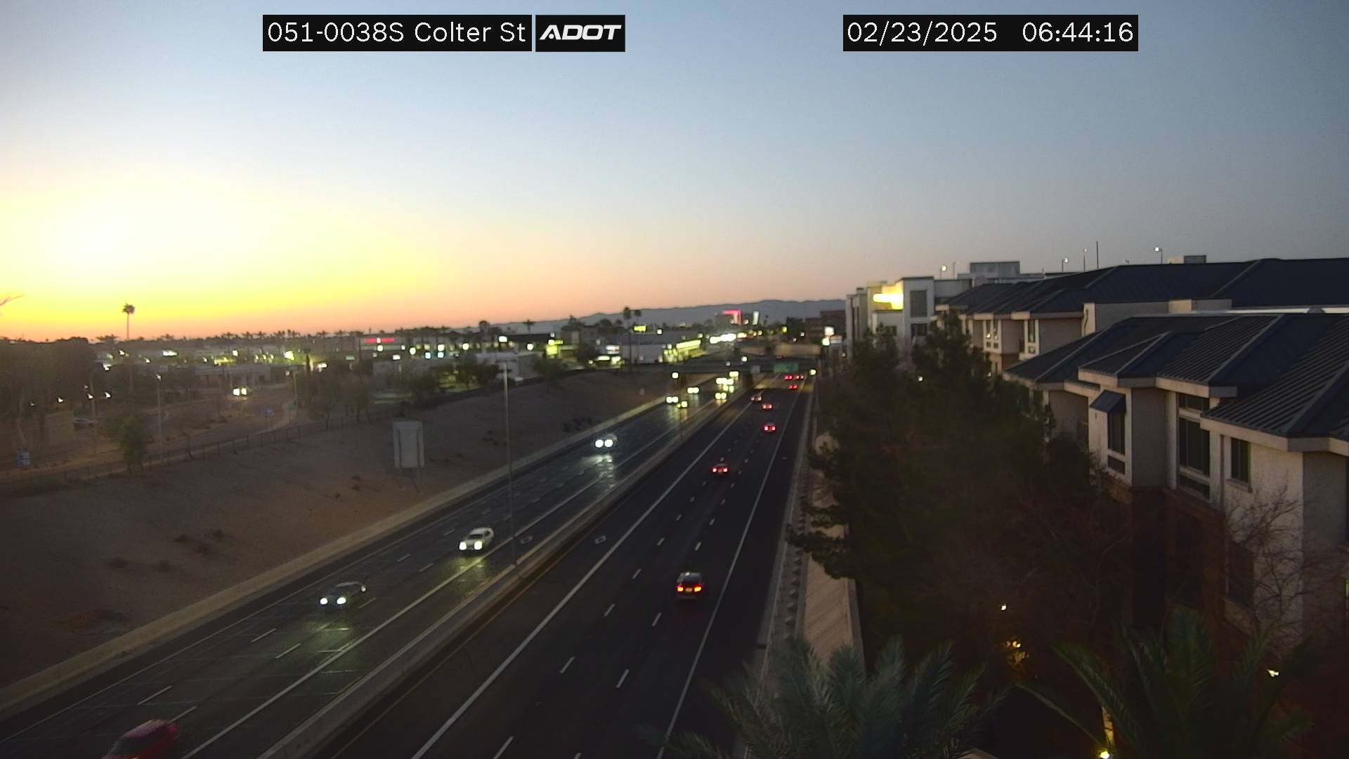 SR-51 SB 3.83 @Colter St -  Southbound Traffic Camera