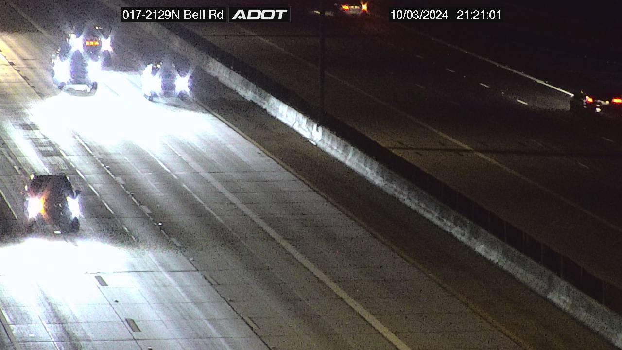 Phoenix › North: I-17 NB 212.92 @Bell Traffic Camera