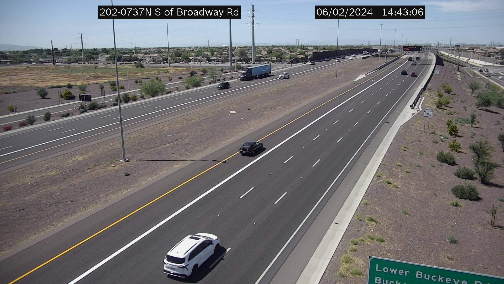 Phoenix › West: L-202 WB 73.77 @Broadway Traffic Camera