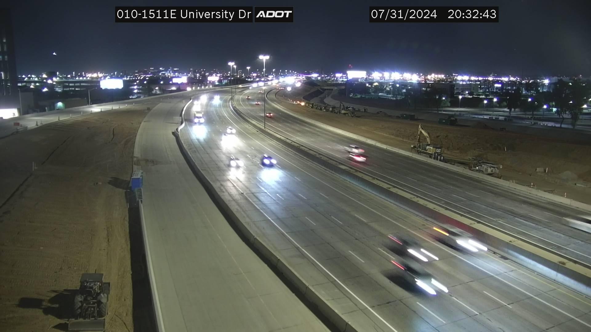 Phoenix › East: I-10 EB 151.44 @32nd St Traffic Camera