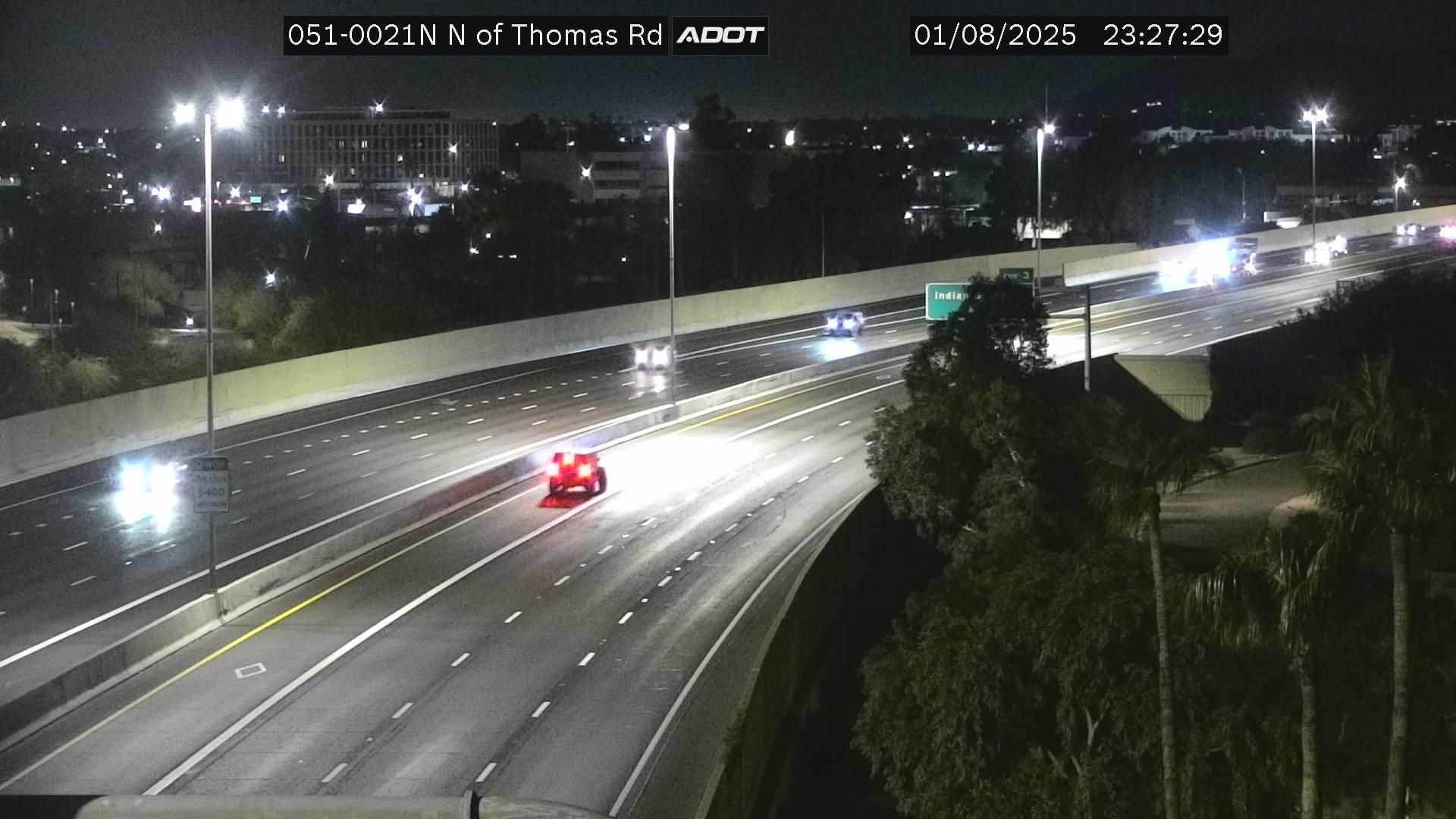 Phoenix: S51 North of Thomas Rd Traffic Camera