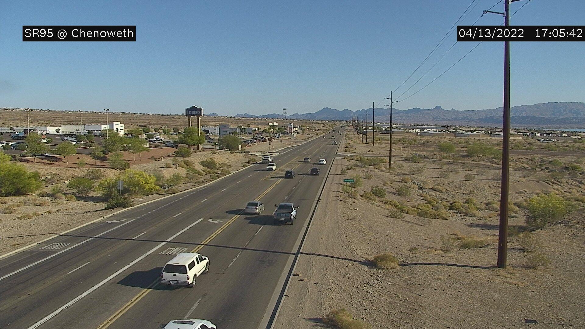 Traffic Cam Jops Landing › South: SR-95 SB 187.51 @Chenoweth Player