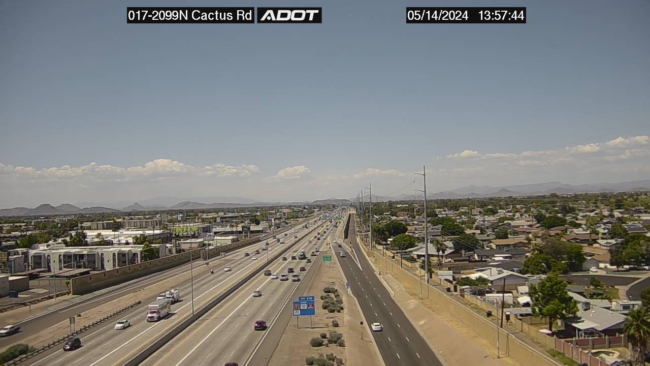Phoenix › North: I-17 NB 209.90 @Cactus Rd Traffic Camera