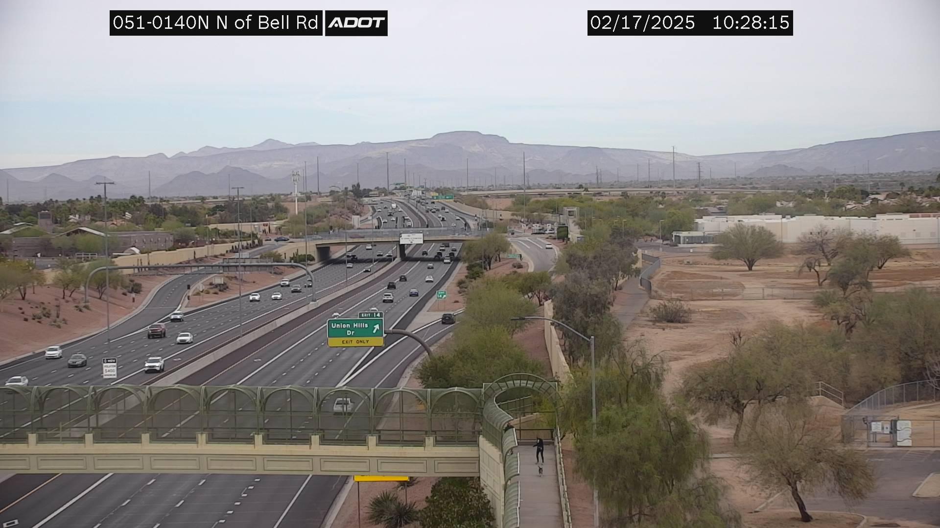 Phoenix › North: SR-51 NB 14.00 @N of Bell Rd Traffic Camera