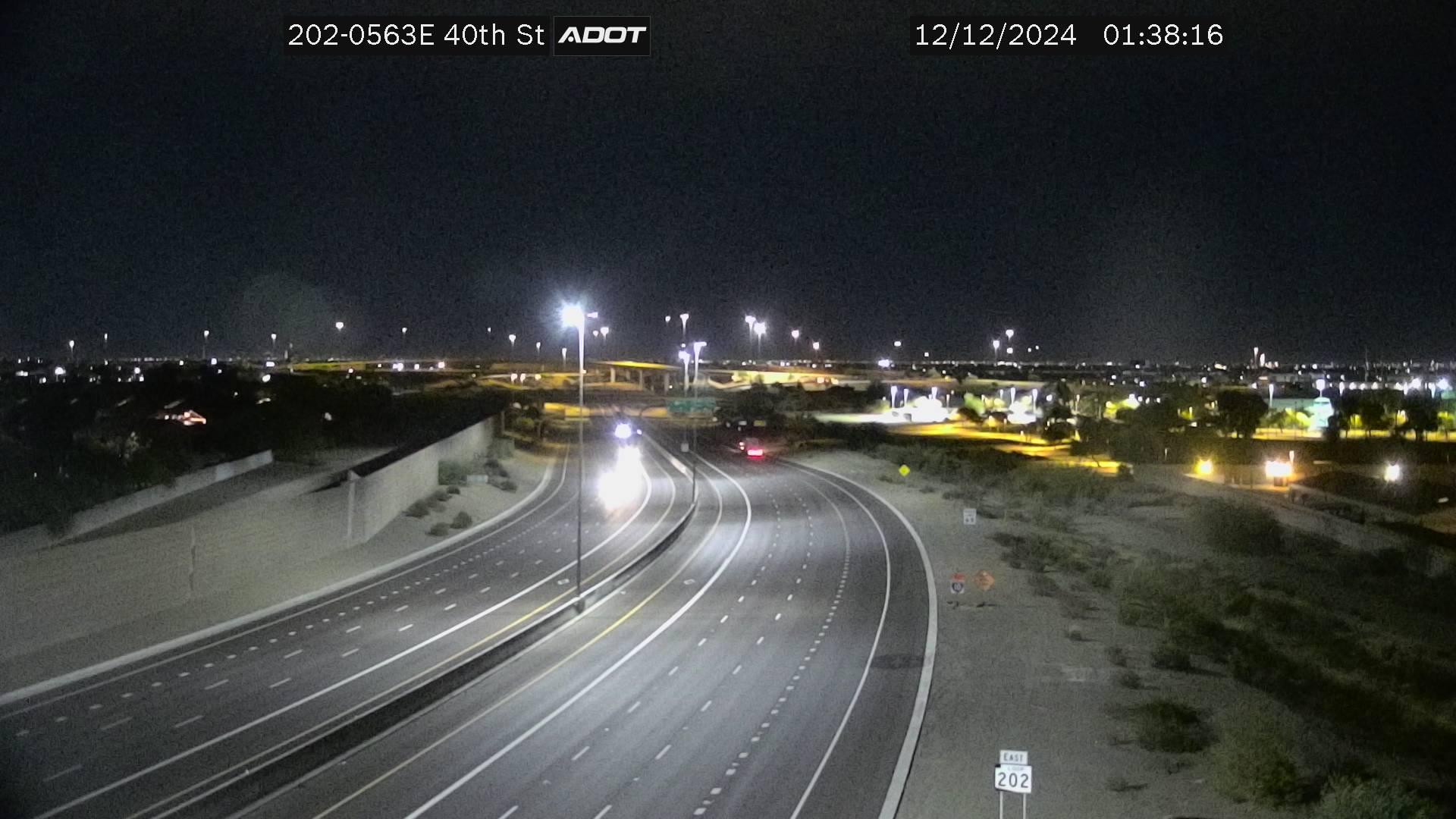 Phoenix › East: SR-202 EB 56.30 @40th St Traffic Camera