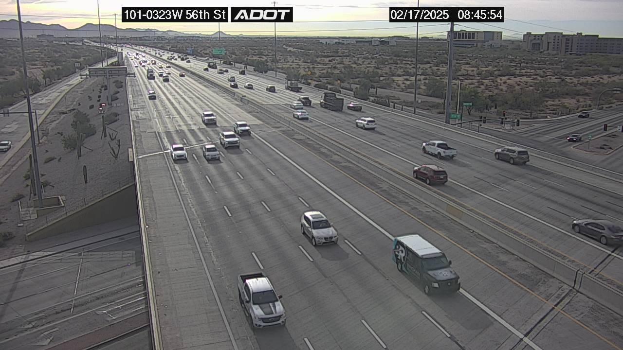 Phoenix › West: I-101 WB 32.30 @56th St Traffic Camera