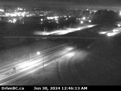 Hwy-1 at 264th St, looking east. (elevation: 94 metres) Traffic Camera