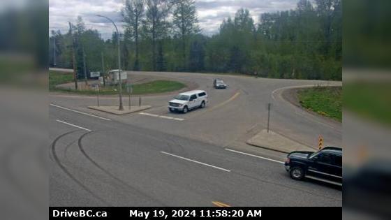Salmon Valley › East: Hwy 97, north of Prince George at - Rd, looking east Traffic Camera