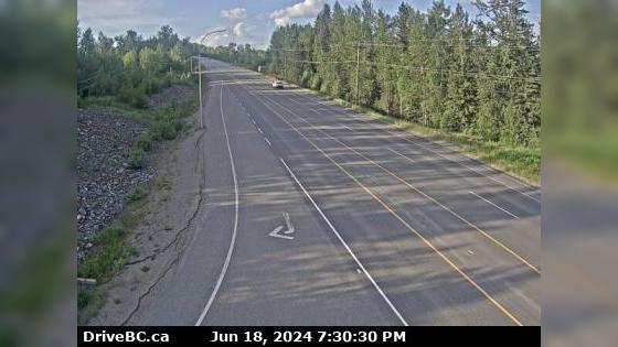 Traffic Cam Hixon › North: Hwy 97 at Swanson Road near - looking north Player