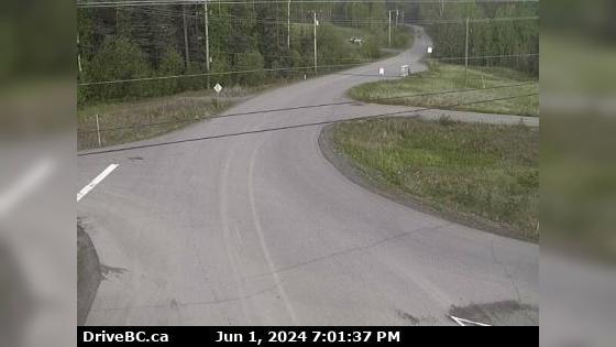 Traffic Cam Quesnel › West: Hwy 97, at Sales Rd, about 10 km south of - looking west Player