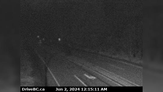 Whistler Resort Municipality › South: Hwy 99, near Brew Creek Forest Service Rd, about 17 KM southwest of Whistler, looking south Traffic Camera
