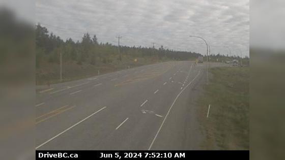 Clinton › North: Hwy 97, 8 km north of - just before Big Bar rest area, looking north Traffic Camera