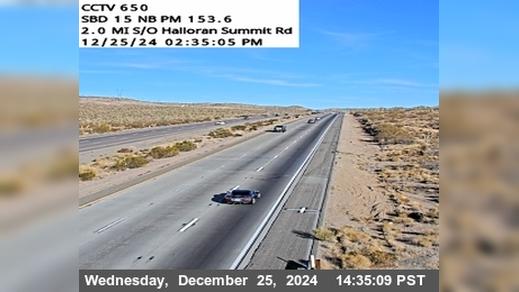 Traffic Cam Yucca Grove › North: I-15 : (650) s/o Halloran Player