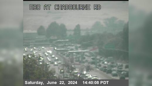 Traffic Cam Fairfield › East: TV984 -- I-80 : AT AT CHADBOURNE RD Player
