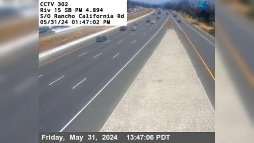 BelVista › South: I-15 : (302) S/O Rancho - Road Traffic Camera