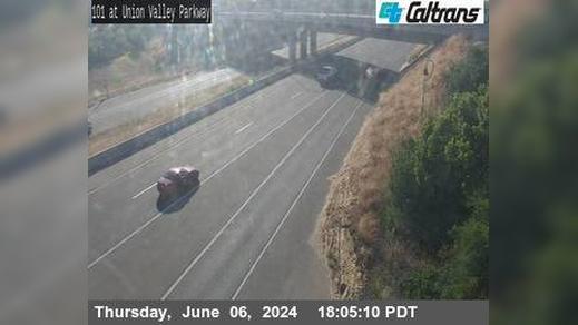 Traffic Cam Orcutt › North: US-101 : Union Valley Parkway Player
