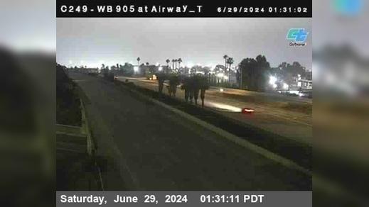 San Diego › West: C 249) I-905 : La Media Traffic Camera