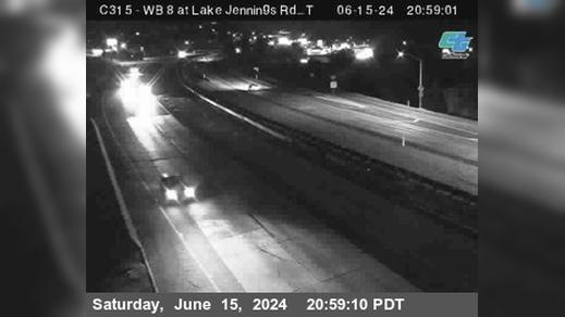 Johnstown › West: C315) I-8 :Lake Jennings T Traffic Camera