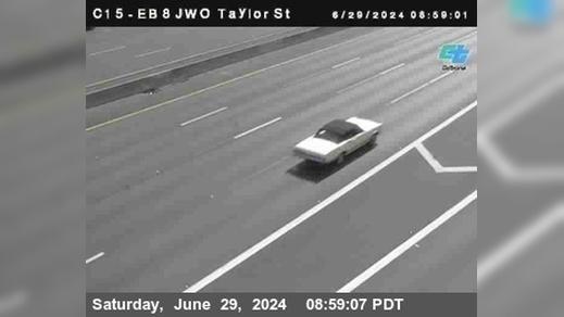 Old Town › East: C015) I-8 : Just West Of Taylor Street Traffic Camera