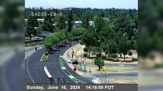 Traffic Cam Rancho Cordova › East: Hwy 50 at Mather Field EB Player