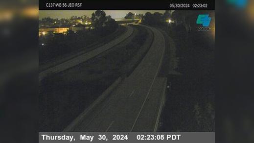 Traffic Cam Torrey Highlands › West: C137) SR-56 : Just East of RSF Farms Player