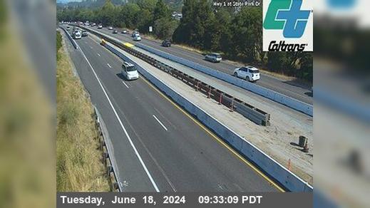 Traffic Cam Seacliff › South: SR-1 : State Park Drive Player