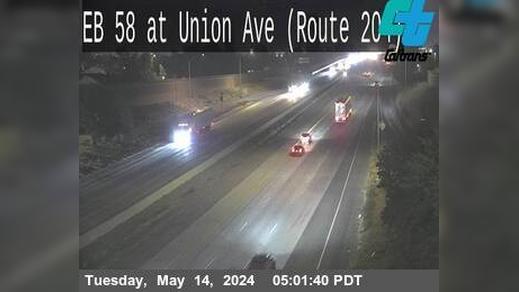 Traffic Cam Bakersfield › East: KER-58-AT UNION AVE Player