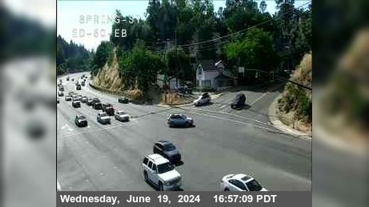 Traffic Cam Placerville › East: Hwy 50 at Spring Player