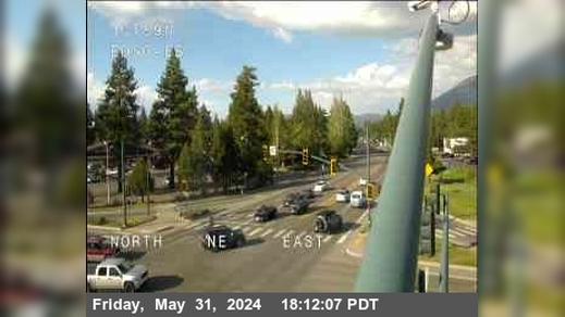 Traffic Cam South Lake Tahoe › East: Hwy 50 at Hwy Player