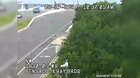 Gulf Breeze: Pensacola Bay Bridge - WB Traffic Camera