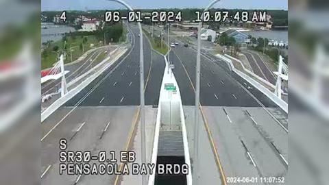 Gulf Breeze: Pensacola Bay Bridge - EB Traffic Camera