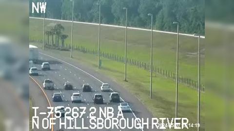 Traffic Cam Temple Terrace: I-75 NB at MM 267.8 Player