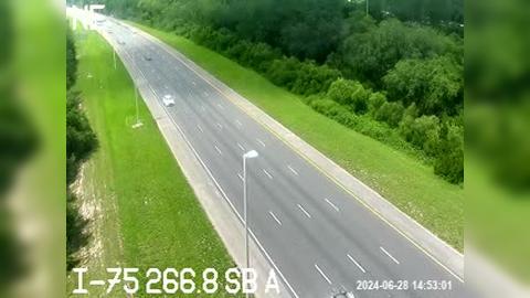 Traffic Cam Temple Terrace: I-75 SB at MM 267.4 Player