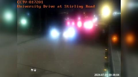 Traffic Cam Davie: University Drive at Stirling Road Player