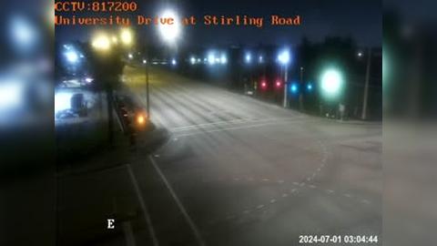 Traffic Cam Davie: University Drive at Stirling Road Player
