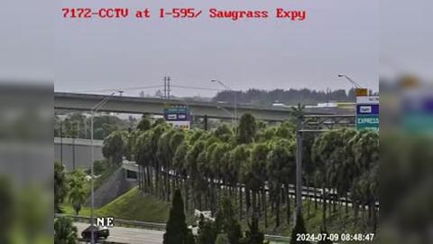 Sunrise: I-75 at I-595/ Sawgrass Expy Traffic Camera