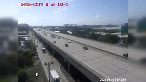 Fort Lauderdale: I-595 W of US-1 Traffic Camera