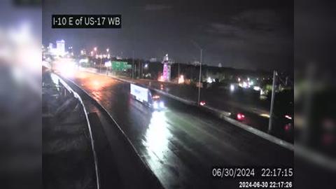 Traffic Cam Jacksonville: I-10 WB E of US-17 Player