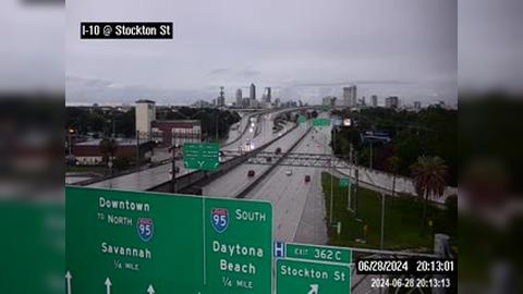 Traffic Cam Jacksonville: I-10 at Stockton St Player
