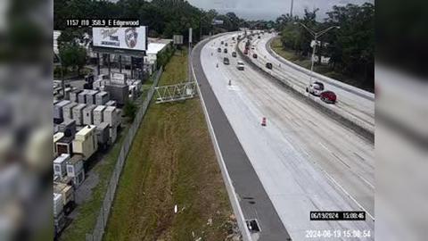 Jacksonville: I-10 East of Edgewood Ave Traffic Camera