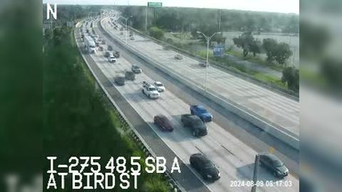 Sulphur Springs: I-275 at Bird St Traffic Camera