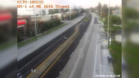 Traffic Cam Fort Lauderdale: US-1 at NE 16th Street Player