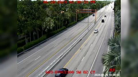 Traffic Cam Sunset Corners: 603) SR-878 at SW 82th Court Player