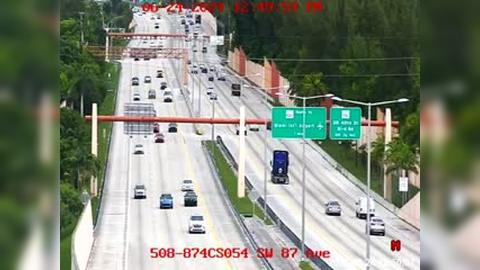 Traffic Cam Sunset Corners: 508) SR-874 at SW 87th Ave Player