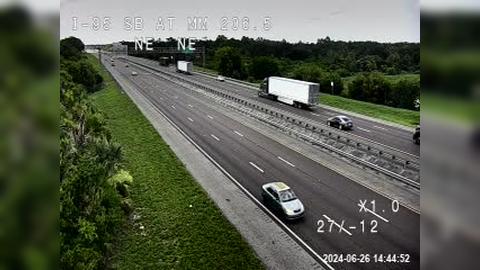 Traffic Cam Canaveral Acres: I-95 @ MM 206.5 SB Player
