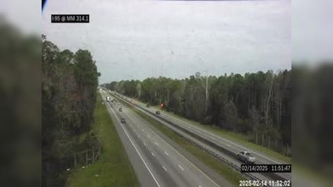 St. Augustine: I-95 @ MM 314.1 Traffic Camera